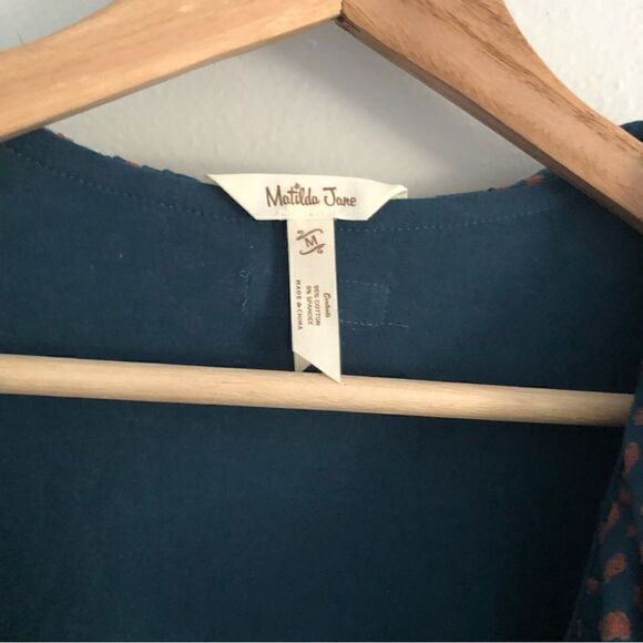 Matilda Jane Reunion wrap dress maxi length ditzy floral pattern woman’s medium - Picture 6 of 13